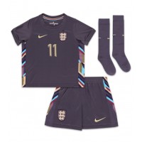Camisa de time de futebol Inglaterra Phil Foden #11 Replicas 2º Equipamento Infantil Europeu 2024 Manga Curta (+ Calças curtas)